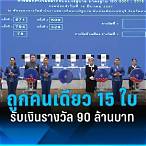 ถูกรางวัลที่5 1ใบได้เท่าไหร่